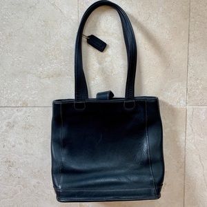 Coach Bleeker tote black leather